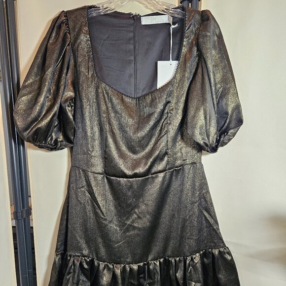 Rachel Parcell Ruffle Puff Sleeve Dress Size 8 - Picture 2 of 15